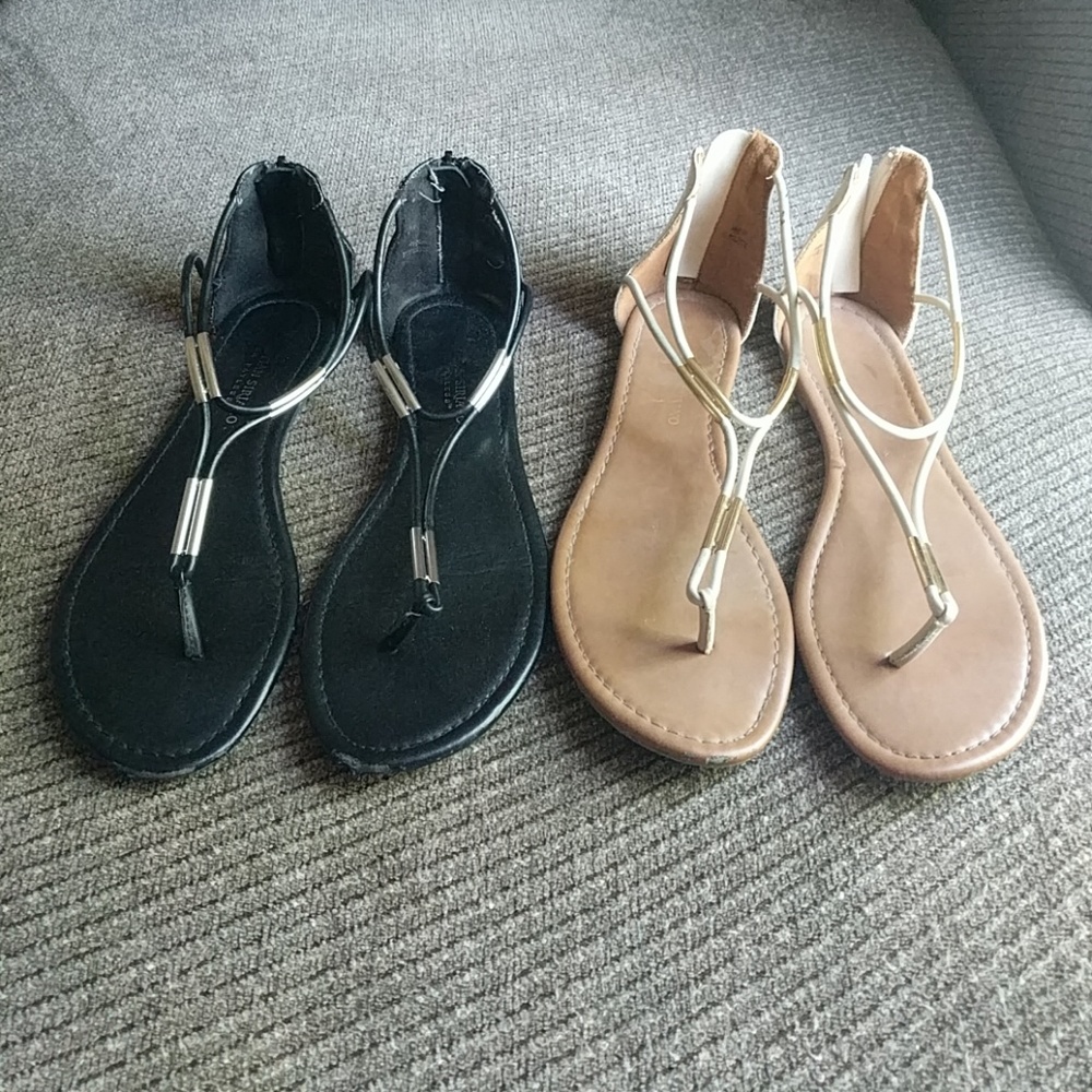 Metal Detail Sandals Size 8 and 8 1/2
